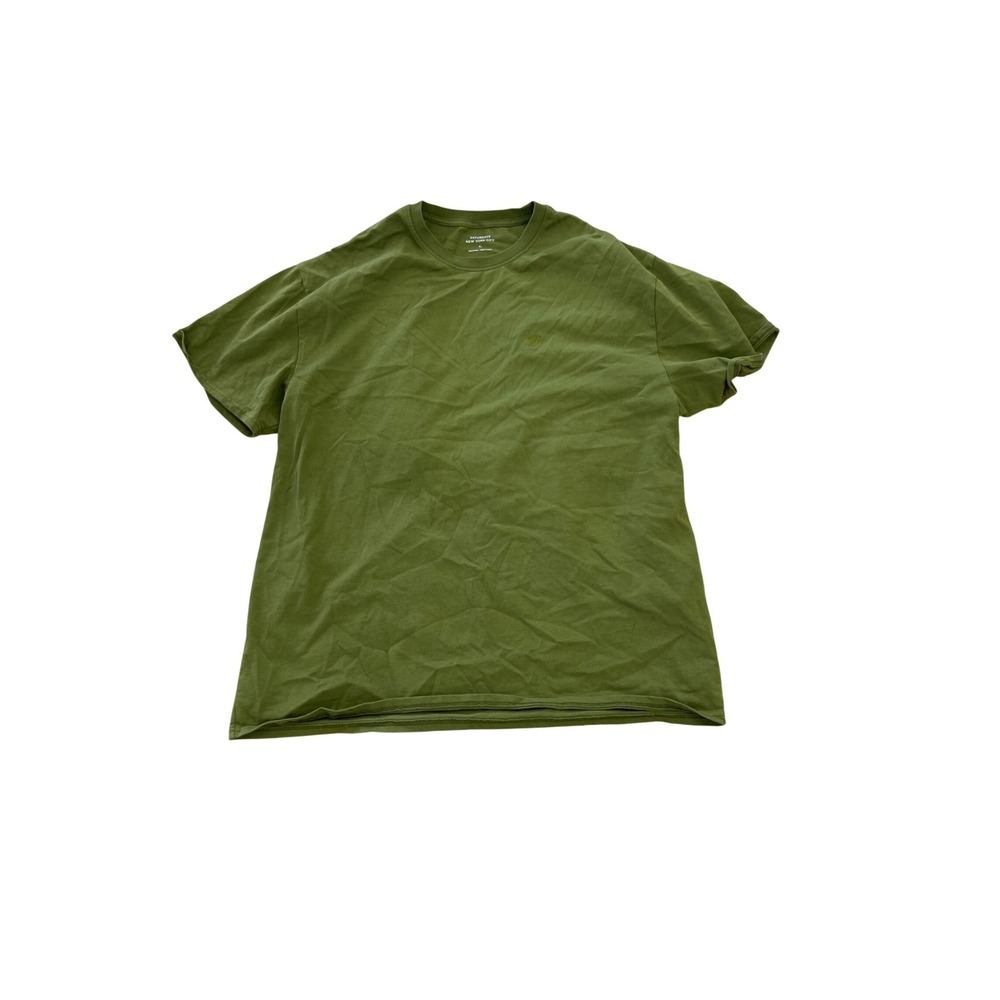 Saturdays New York City SNYC Relaxed Short Sleeve Tee Green‎ Mens XL Cotton  I07